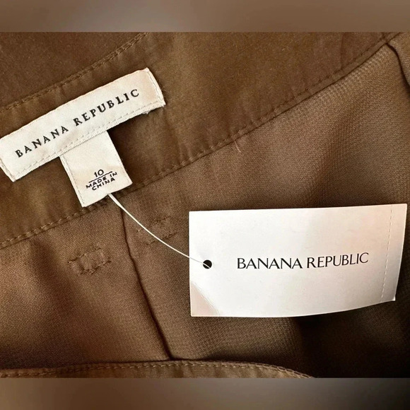 Banana Republic Olive Green Utility Mini Skirt NEW WITH TAGS - Picture 6 of 8